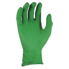SHOWA Best Glove Small Green 9 1/2" GREEN-DEX 4 mil Latex Free Biodegradable Nitrile Ambidextrous Non-Sterile Powder-Free Disposable Gloves With Textured Finger Tips Finish And Rolled Cuff (100 Each Per Box)
