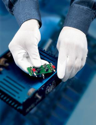 SHOWA Best Glove X-Large BO500W 13 Gauge White Polyurethane Palm Coated Work Gloves With White Seamless Nylon Liner