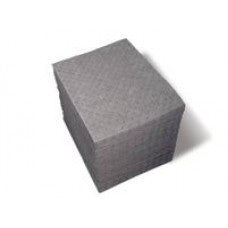 Brady SPC UXT Universal Dark Gray "Xtra Tough" Light Sorbent Pad Dimpled & Perforated - 15" X 19" (200 Per Case)