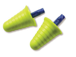 3M Multiple Use E-A-R Push-Ins Bell Shaped E-A-Rform Foam Unorded Earplugs With Grip Rings (1 Pair Per Poly Bag, 200 Pair Per Box)