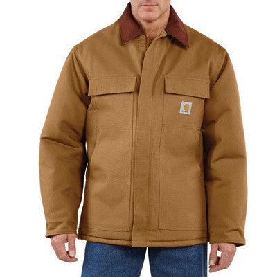 Carhartt Medium Tall Brown Arctic Quilt-Lined 12 Ounce Cotton Duck Traditional Coat