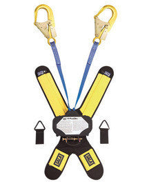 DBI/SALA Talon 100% Tie-Off Self Retracting Lifeline With 2 Steel Swiveling Self-Locking Snap Hooks, 1/4" Gate Opening, Delta Comfort Pad And 2 Lanyard Keepers