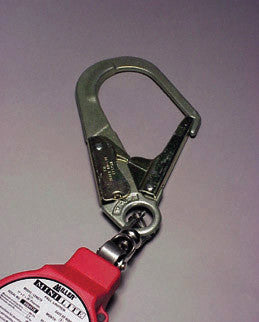 Miller MiniLite Fall Limiter With Rebar Hook, Swivel Shakle And ANSI Z359 Certification