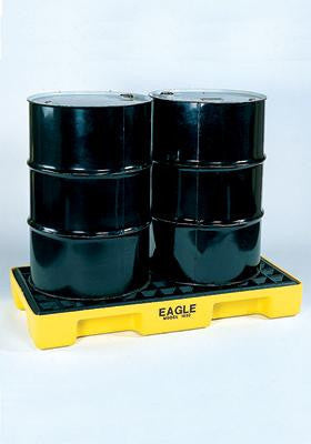 Eagle Two Drum (30 Gallon Capacity) Polyethylene Modular Spill Containment Platform