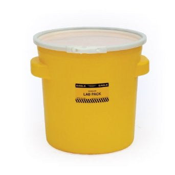 Eagle Haz-Mat 20 Gallon Polyethylene Containment Lab Pack With Plastic Lever Locking Pin 20 1/2" X 22"