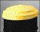 Eagle 23" X 5" Yellow High Density Polyethylene Closed Head Drum Cover