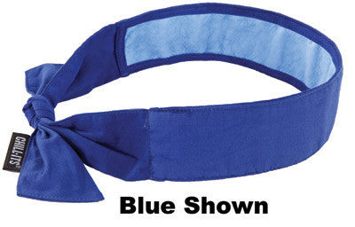 Ergodyne Chill-Its Navy Western Pattern 6700CT Evaporative Cooling Bandana With Cooling Towel