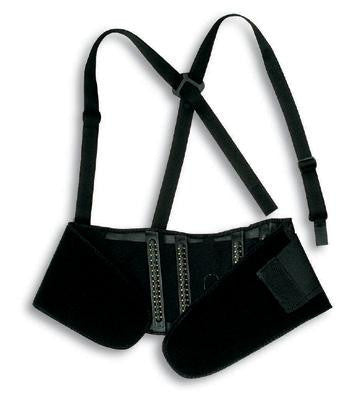 Ergodyne 2X ProFlex 2000SF Black High Performance V-Shaped Design Back Support With Sticky Fingers Stays