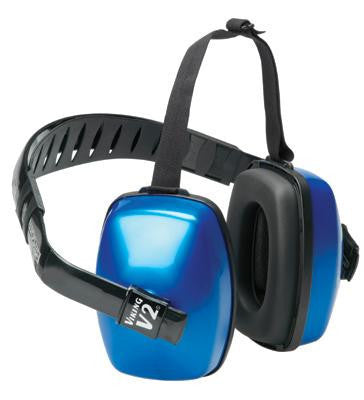 Howard Leight Viking V2 Dark Blue Dielectric Multi Position Noise Blocking Earmuffs