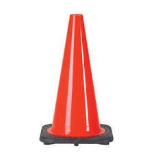 JBC Safety 36" Orange PVC Traffic Cone With Black Base