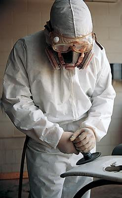 Kimberly-Clark Professional* 2X Blue KleenGuard* A30 MICROFORCE Disposable Coveralls With Storm Flap Over Front Zipper Closure, Elastic Back, Wrists, Ankles And Hood (25 Per Case)