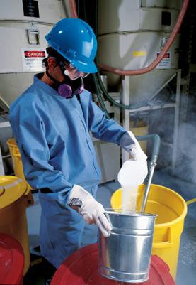 Kimberly-Clark Professional* Large Blue Denim KleenGuard* A20 MICROFORCE Disposable Coveralls With Front Zipper Closure (24 Per Case)