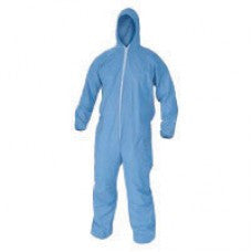 Kimberly-Clark Professional* X-Large Blue KleenGuard* A65 Disposable Coveralls With Front Zipper Closure (25 Per Case)