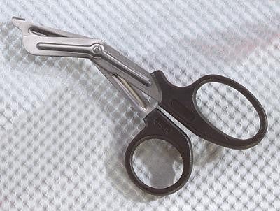 MABIS 7 1/4" All Purpose Stainless Steel Black Sheers