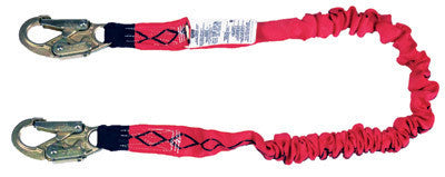 MSA 6' FP Diamond Expanyard Single-Leg Energy-Absorbing Lanyard With 36C Snaphook Harness And Anchorage Connections
