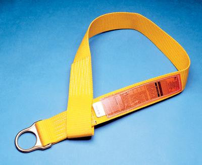 MSA 5' Nylon Anchorage Connector Strap With D-Ring And Sewn Loop