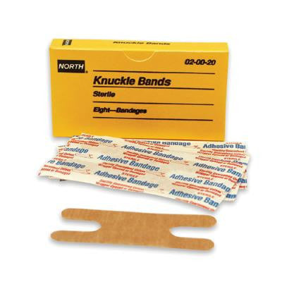 North Latex-Free Woven Knuckle Adhesive Bandage (8 Per Box)