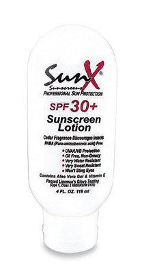North 4 Ounce Bottle SunX SPF 30+ Sunscreen Lotion