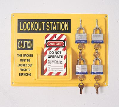 North Personal Complete Lockout Station Includes: (4) 3D, (1) ELA290