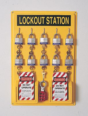 North 10 Complete Lockout Station Includes: (10) 3D, (2) ELA290, (3) R60ML