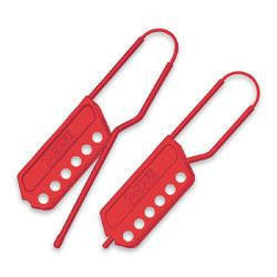 North M-Safe Red Nylon Lockout Hasp For Up To 6 Padlocks