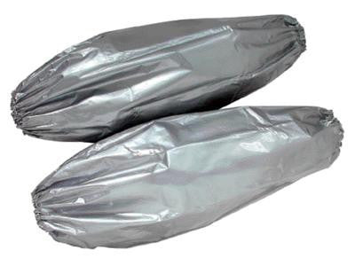 North 20" Silver 2.7 mil Polyethylene Silver Shield EVOH Coated Chemical Protection Sleeves