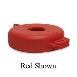 North V-Safe Red Valve Wheel Lockout For Valve Wheels From 2-1/2" to 5" In Diameter