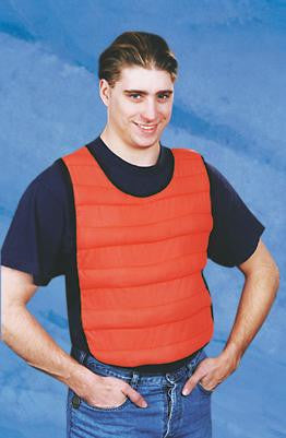 OccuNomix One Size Fits All Hi-Viz Orange MiraCool Seriously Cool Cotton Reversible Cooling Poncho With Expandable Side Buckles Closure And Super Absorbent Polymers