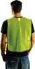 OccuNomix 4X Hi-Viz Yellow OccuLux Lightweight Polyester And Mesh Non-ANSI Economy Vest With Front Hook And Loop Closure, Side Elastic Straps And 1 Pocket
