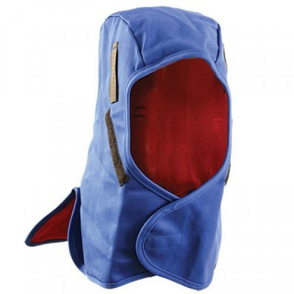 OccuNomix Blue Flame Retardant Cotton Proban FR-7A Hot Rods Shoulder Length WInter Liner With Chin Strap