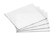 Radnor 4 1/2" X 5 1/4" Polycarbonate Safety Plate