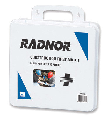 Radnor 50 Person Bulk Construction First Aid Kit In Plastic Case