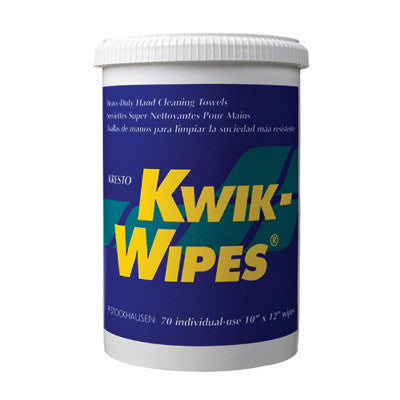 STOKO 10" X 12" 70 Count Canister KRESTO KwikWipes Heavy Duty Hand Cleaning Towels