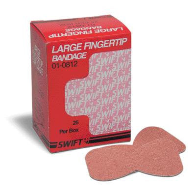 Swift First Aid Regular Size Heavy Woven Fingertip Adhesive Bandage (40 Per Box)