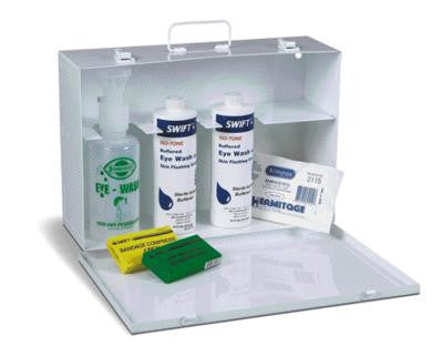 Swift First Aid Complete Emergency Eye Wash Cabinet