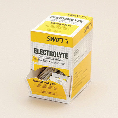 North By Honeywell Electrolyte Dehydration Relief Tablets (2 Per Envelope, 125 Envelopes Per Box)