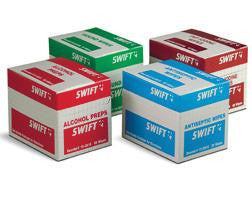 Swift First Aid 5" X 8" Individually Sealed  Antiseptic Wipes With Benzalkonium Chloride (20 Per Box)