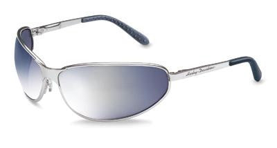 Uvex By Sperian Harley-Davidson HD503 Safety Glasses With Matte Silver Frame And Silver Polycarbonate Anti-Scratch Hardcoat Mirror Lens