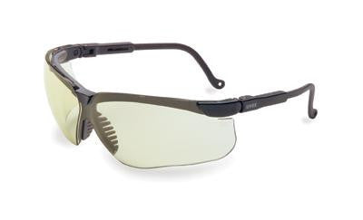 Uvex By Sperian Genesis Safety Glasses With Black Frame And SCT-Low IR Polycarbonate Ultra-dura Anti-Scratch Hard Coat Lens