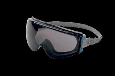 Uvex Stealth Chemical Splash Impact Goggles With Teal And Gray Frame, Gray Uvextreme Anti-Fog Lens And Neoprene Headband