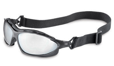 Uvex By Honeywell Seismic Sealed Safety Glasses With Black Frame And SCT-Reflect 50 Polycarbonate Uvextra Anti-Fog Lens