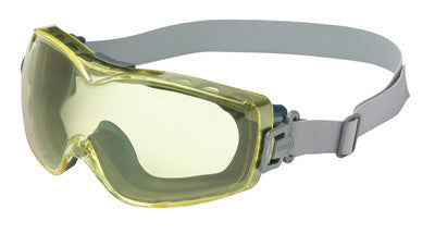 Uvex Stealth OTG Over The Glasses Goggles With Navy Frame, Amber Dura-streme Anti-Fog Anti-Scratch Lens With Neoprene Headband