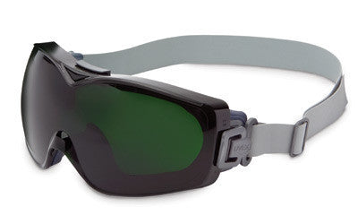 Uvex Stealth OTG Over The Glasses Goggles With Navy Frame, Shade 5.0 Dura-streme Anti-Fog Anti-Scratch Lens With Neoprene Headband