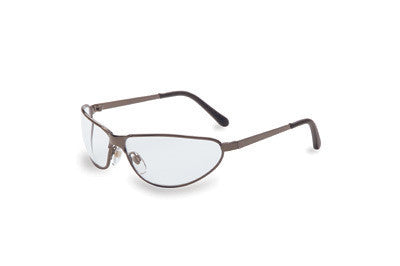 Uvex By Sperian Tomcat Metal Safety Glasses With Gunmetal Frame And Clear Polycarbonate Anti-Fog Lens