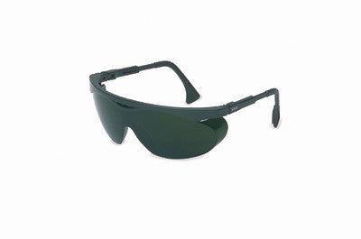 Uvex By Sperian Skyper Safety Glasses With Black Frame And Green And Shade 5 Polycarbonate Infra-dura Ultra-dura Anti-Scratch Hard Coat Lens