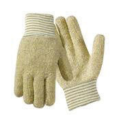 Wells Lamont Large Natural Jomac Medium Weight Seamless Cotton/Kevlar Reversible Terry Cloth Heat Resistant Gloves With Knit Wrist