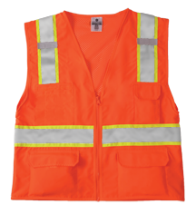 Solid Front, Mesh Back Vest