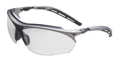 3M Maxim GT Safety Glasses With Metallic Gray And Black Frame And Clear Polycarbonate Anti-Fog Lens