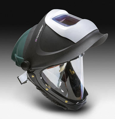 3M Adflo Turbo Assembly Hardhat With Wide-View Welding Faceshield For Use With Powered And Supplied Air Respriators