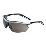 3M Maxim GT Safety Glasses With Metallic Gray And Black Frame And Gray Polycarbonate Anti-Fog Lens